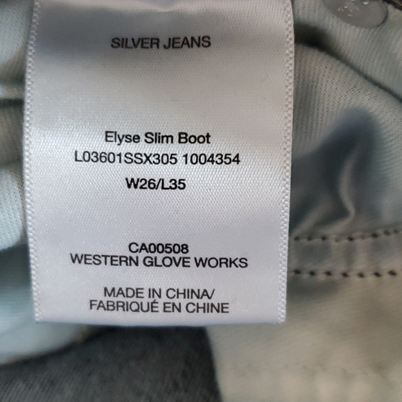 Silver Jeans Size 26 x 35 - Picture 5 of 5